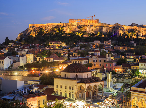 Athens at Dusk