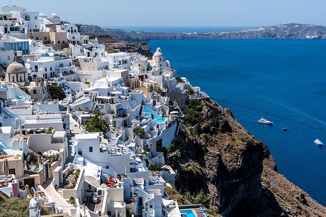 Santorini and Mykonos